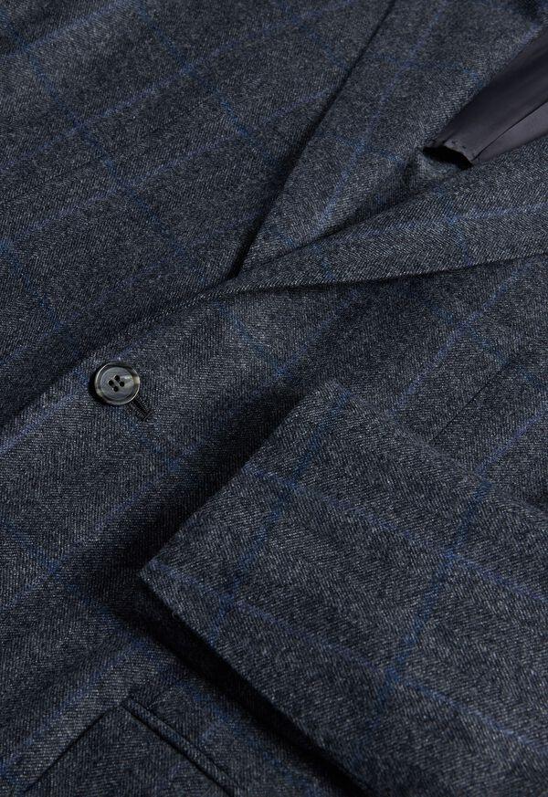 Paul Stuart Wool Deco Windowpane Suit