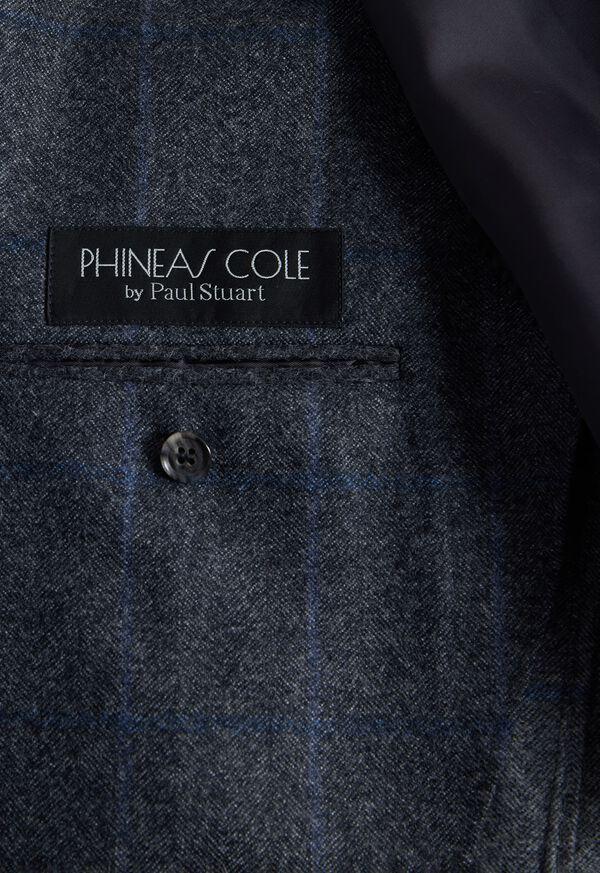 Paul Stuart Wool Deco Windowpane Suit