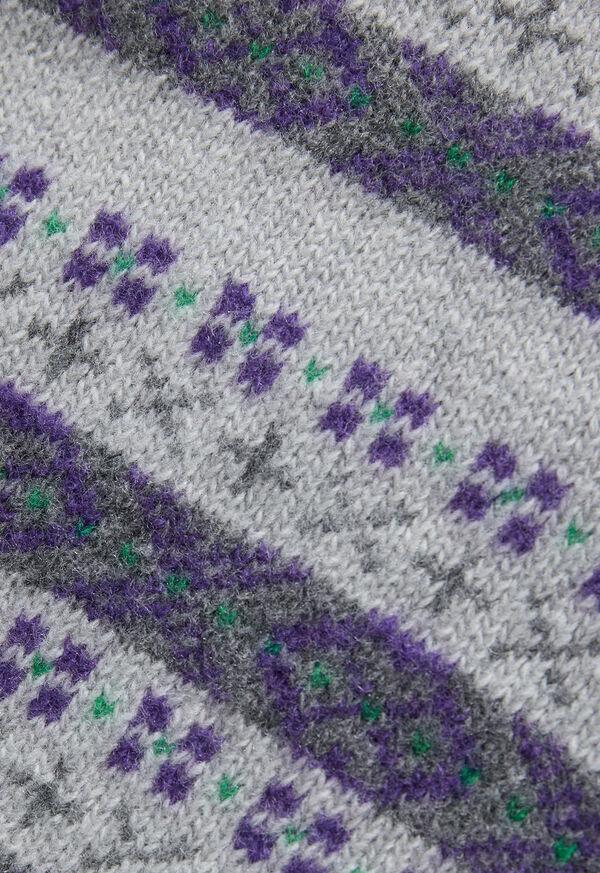 Paul Stuart Wool Fair Isle Sleeveless Pullover