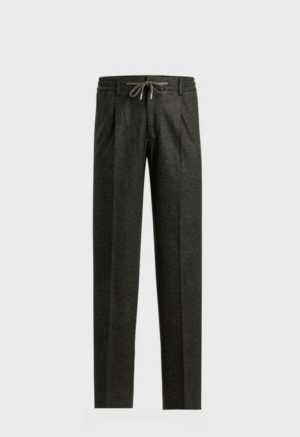 paul stuart Wool Flannel Drawstring Pant