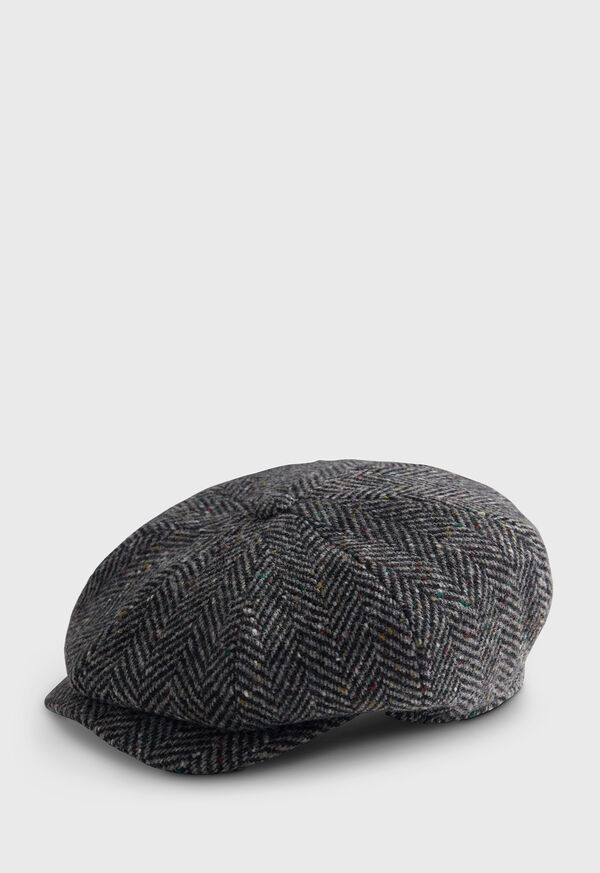 paul stuart Wool Herringbone Cap
