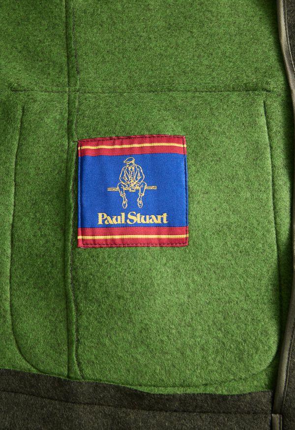 Paul Stuart Wool Jacket With Suede Details