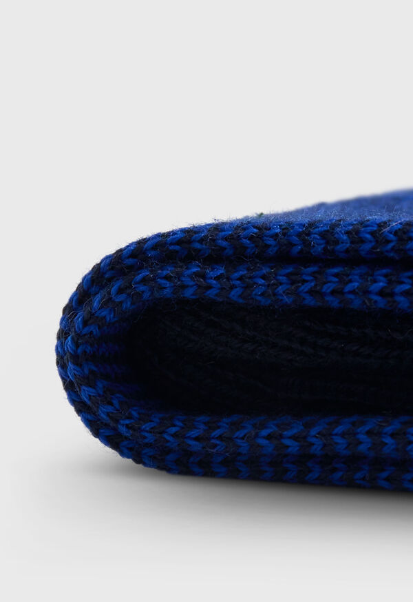 Paul Stuart Wool Mini Two-Tone Stripe Sock