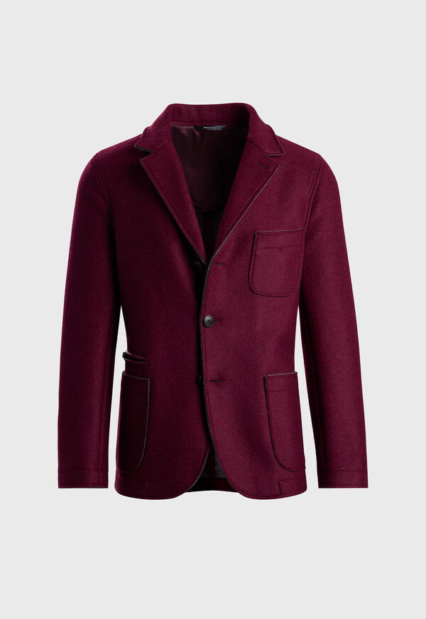 paul stuart Wool Patch Pocket Jacket