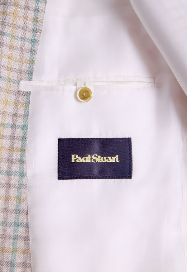 Paul Stuart Wool Plaid Jacket