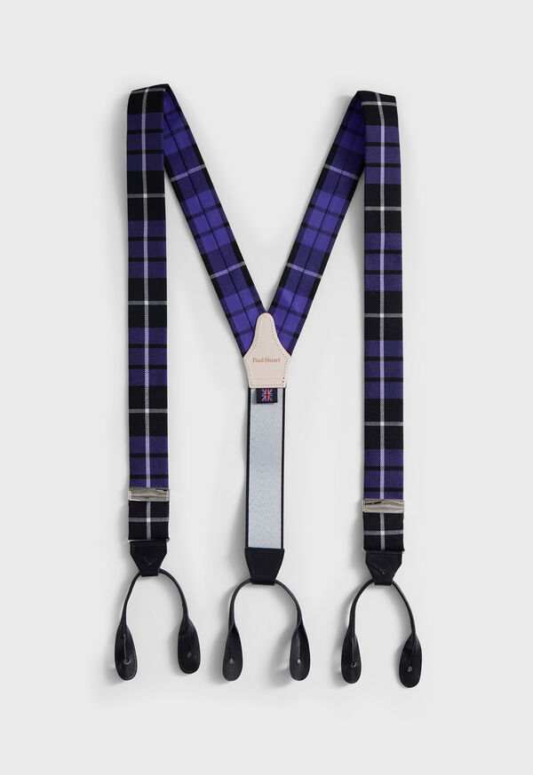 paul stuart Wool Plaid Suspenders