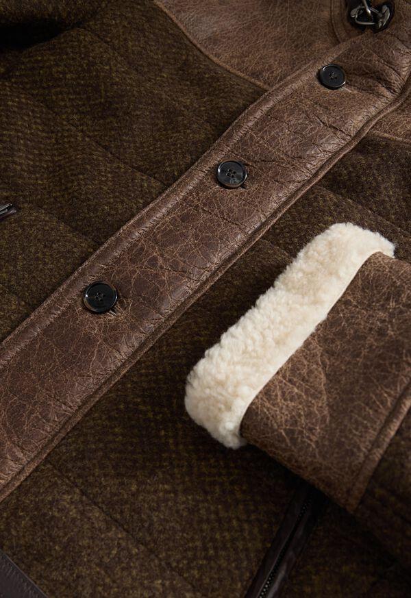 Paul Stuart Wool & Shearling Jacket
