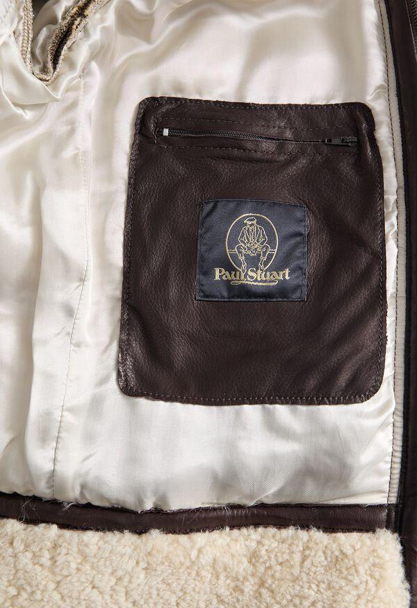 Paul Stuart Wool & Shearling Jacket