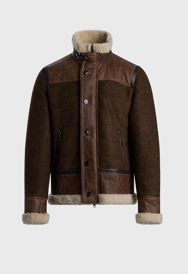 paul stuart Wool & Shearling Jacket