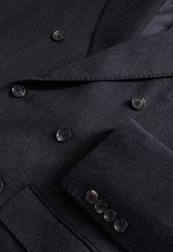 Paul Stuart Wool & Silk Double Breasted Suit