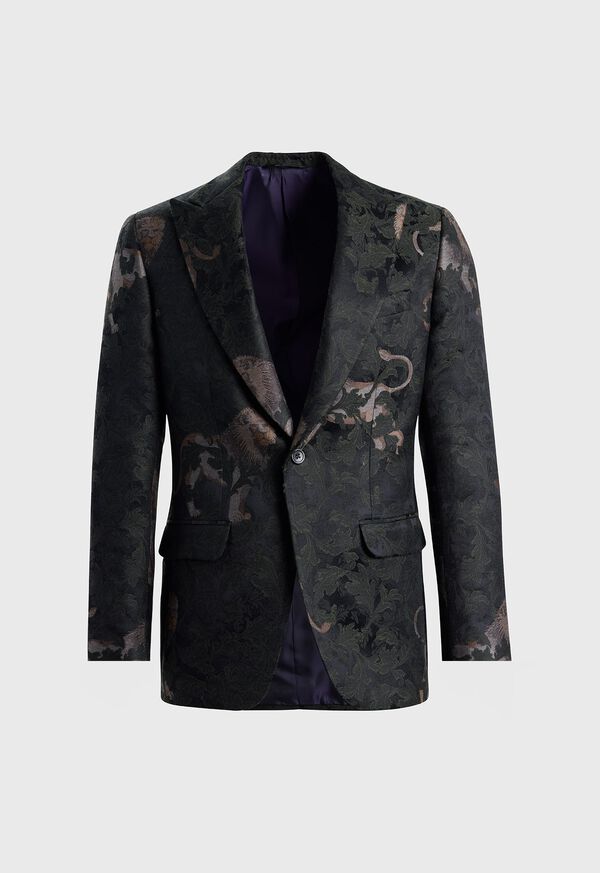 paul stuart Wool & Silk Jacquard Dinner Jacket