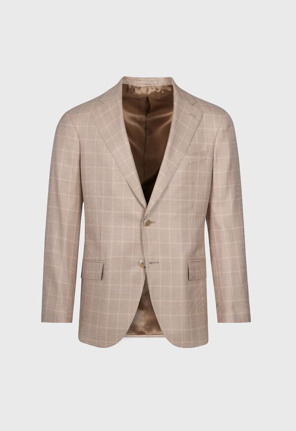paul stuart Wool & Silk Plaid Jacket