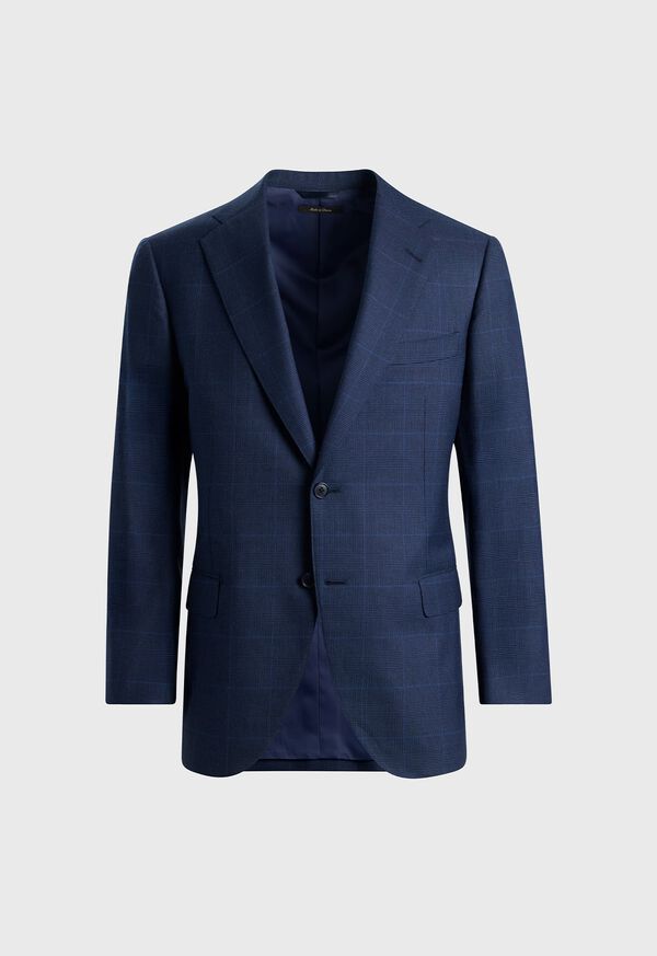 Paul Stuart Wool & Silk Tonal Plaid Suit