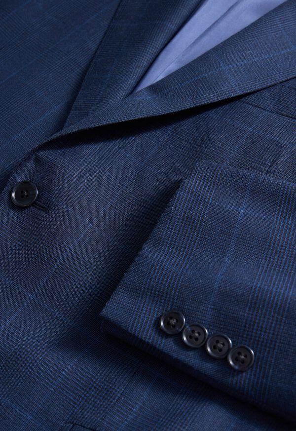 Paul Stuart Wool & Silk Tonal Plaid Suit