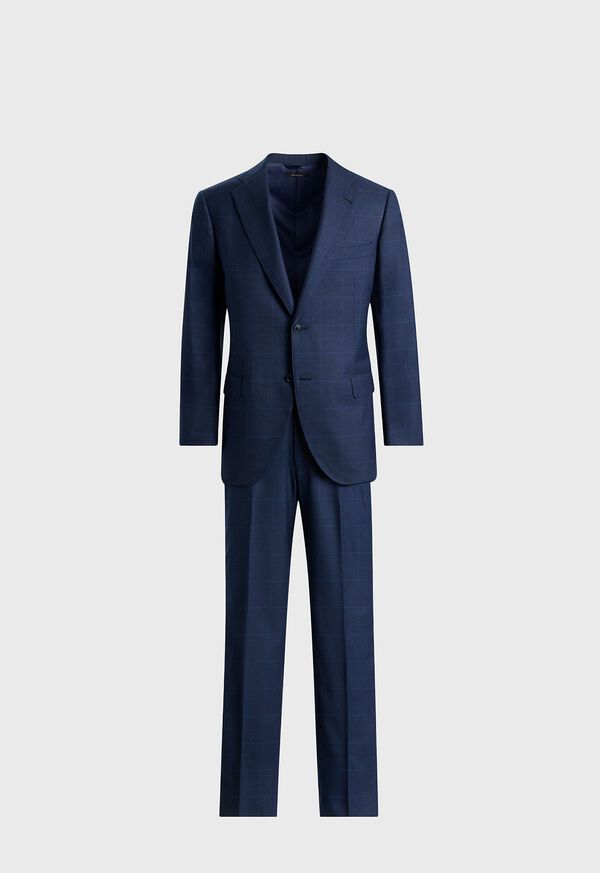 paul stuart Wool & Silk Tonal Plaid Suit