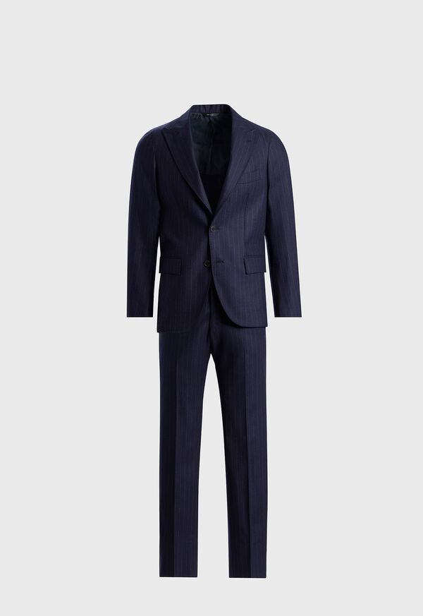 paul stuart Wool Stripe Two Button Suit