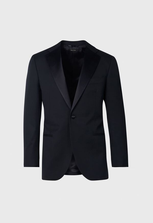 Paul Stuart Wool Tuxedo With Satin Notch Lapel