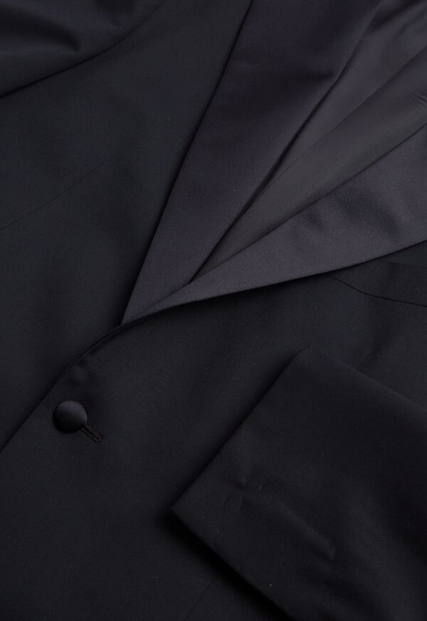 Paul Stuart Wool Tuxedo With Satin Notch Lapel