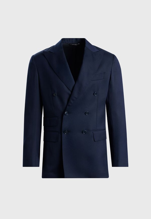 Paul Stuart Wool Twill Double Breasted Suit