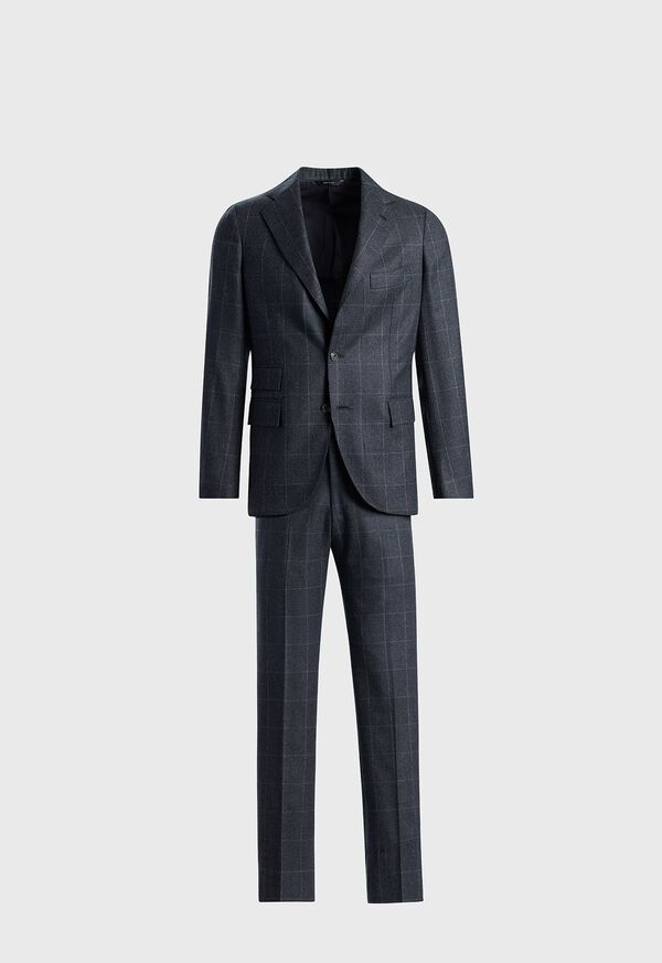 paul stuart Wool Windowpane Suit