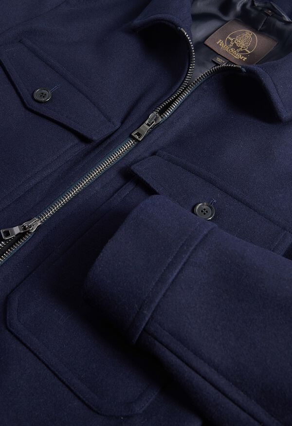 Paul Stuart Wool Zip Jacket
