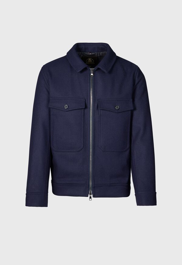 paul stuart Wool Zip Jacket