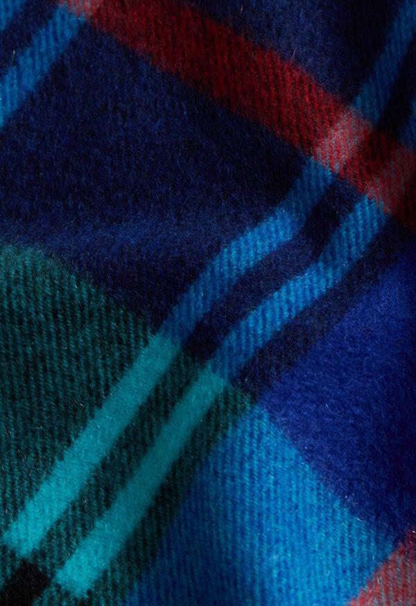 Paul Stuart Woven Cashmere Plaid Scarf