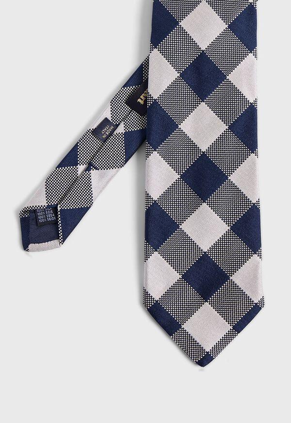 paul stuart Woven Check Tie