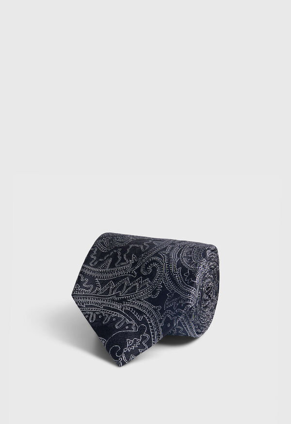 paul stuart Woven Silk Allover Paisley Tie