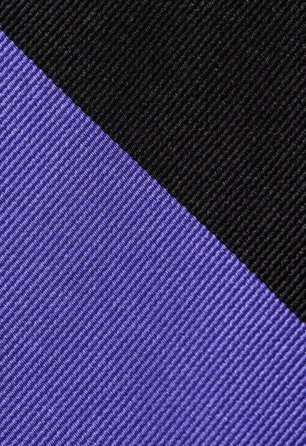 Paul Stuart Woven Silk Block Stripe Tie