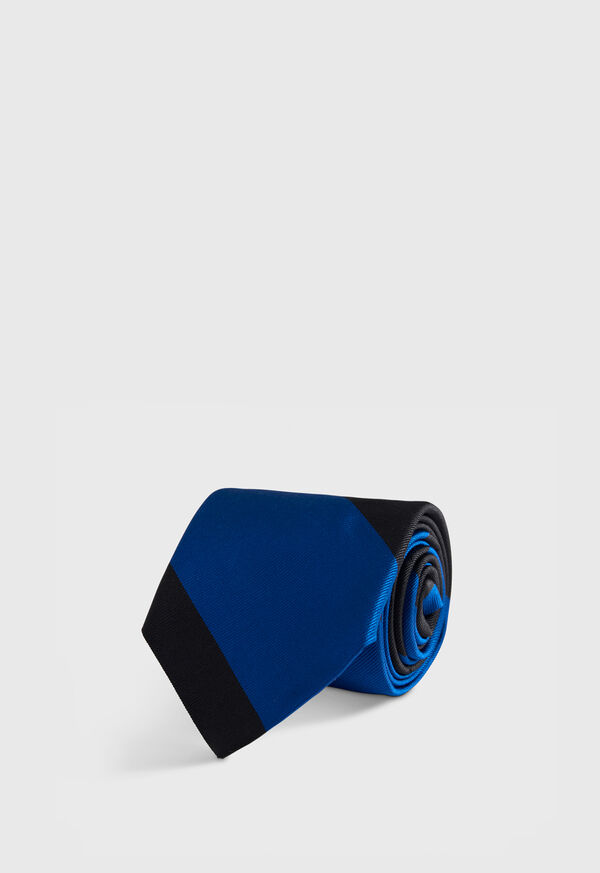 paul stuart Woven Silk Block Stripe Tie