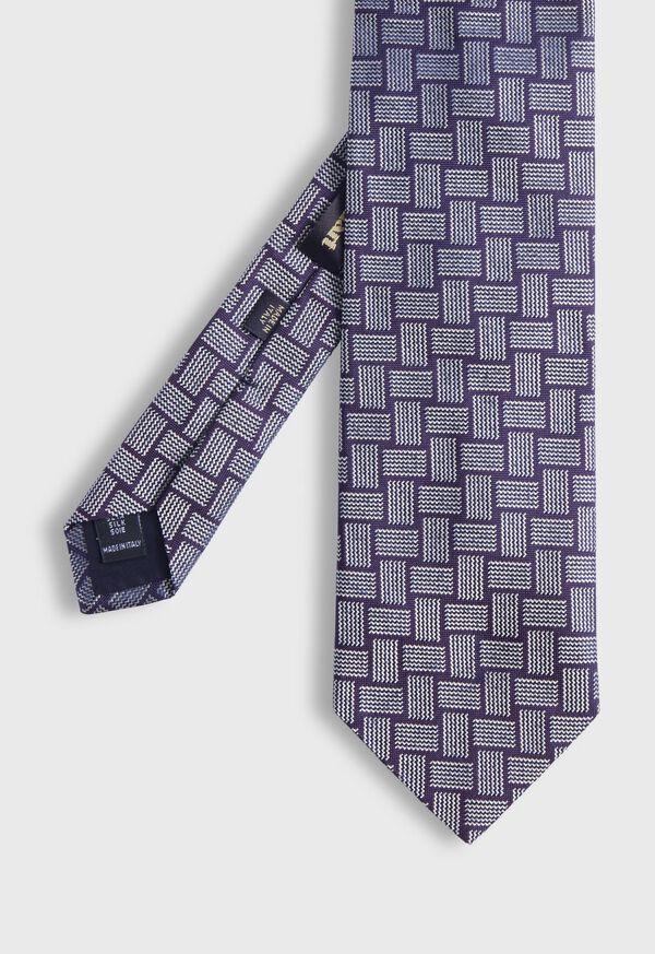 paul stuart Woven Silk Deco Tie