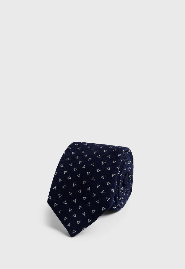 paul stuart Woven Silk Deco Triangle Tie