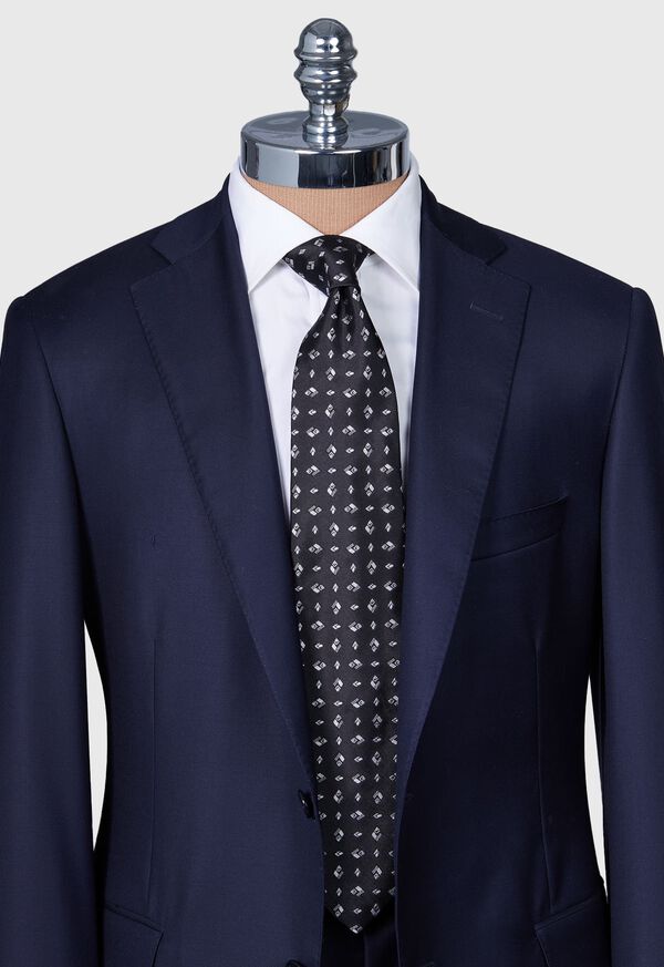 Paul Stuart Woven Silk Diamond Deco Tie