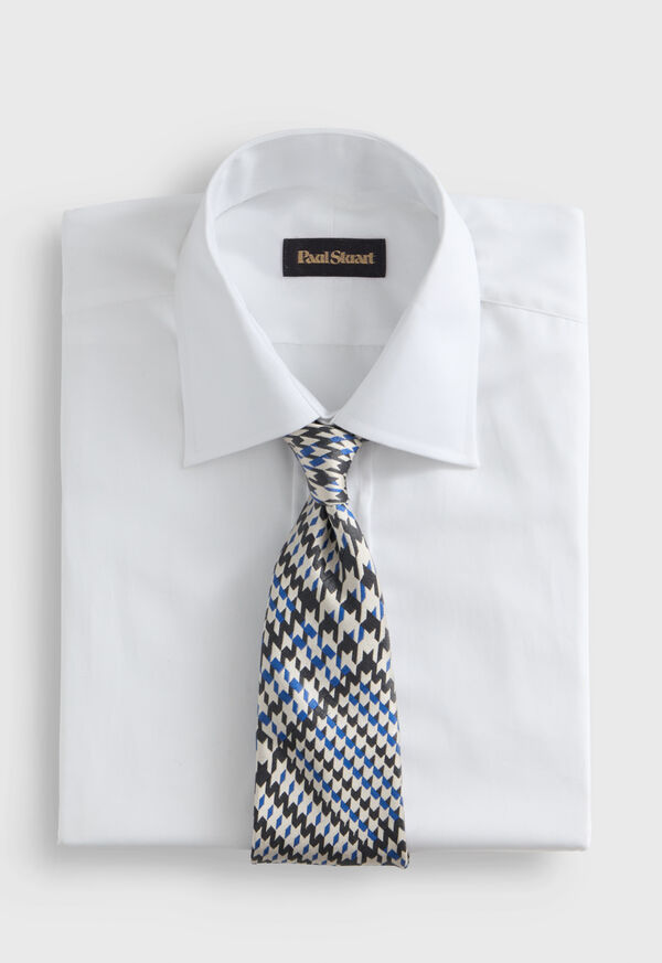 Paul Stuart Woven Silk Glen Plaid Tie