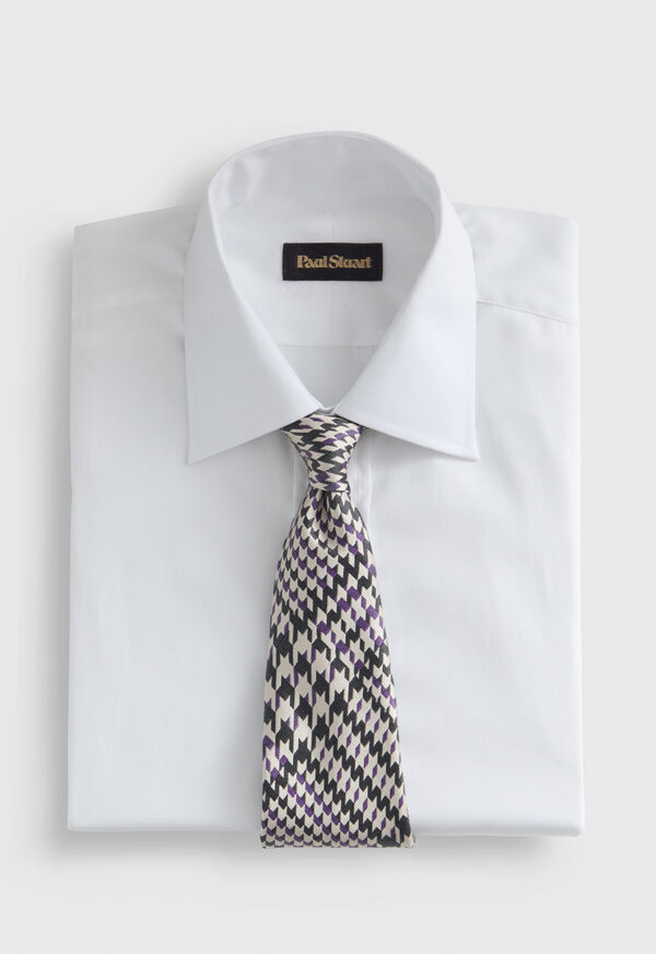 Paul Stuart Woven Silk Glen Plaid Tie