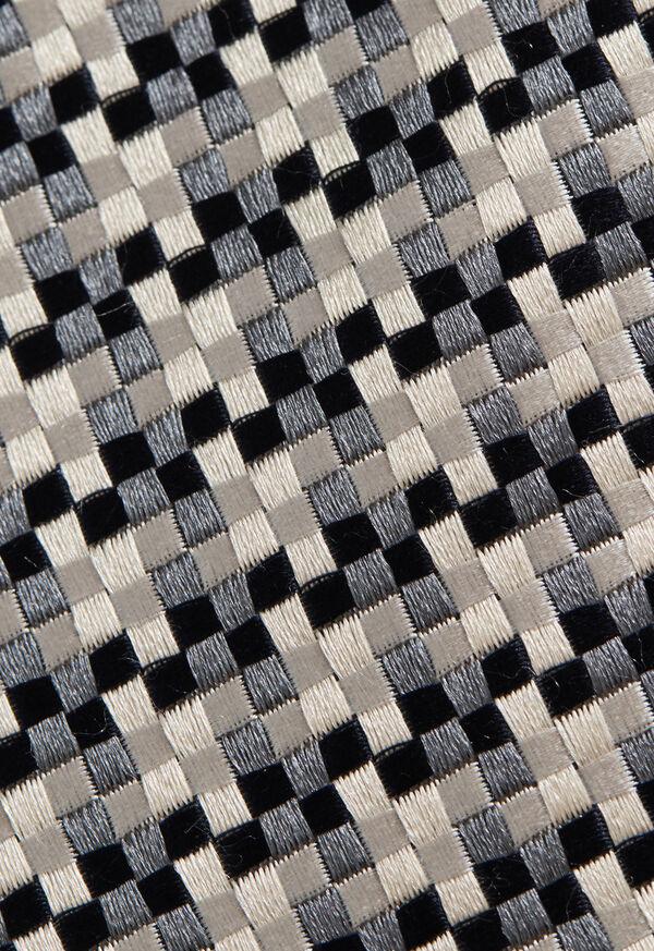 Paul Stuart Woven Silk Houndstooth Tie