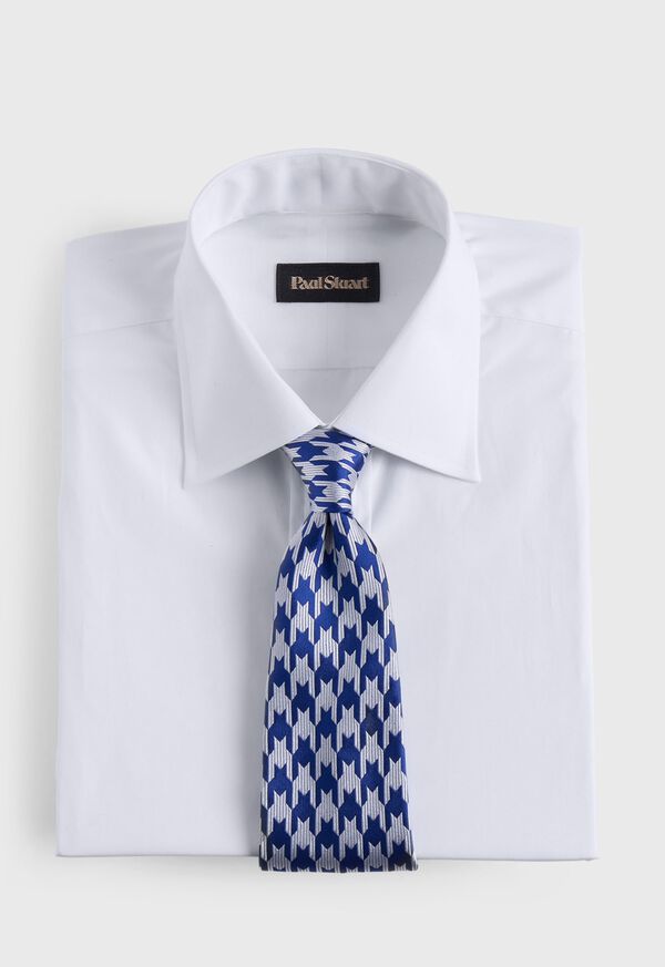 Paul Stuart Woven Silk Houndstooth Tie
