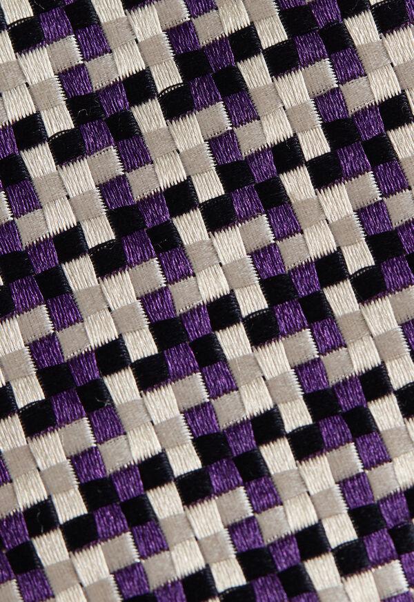 Paul Stuart Woven Silk Houndstooth Tie