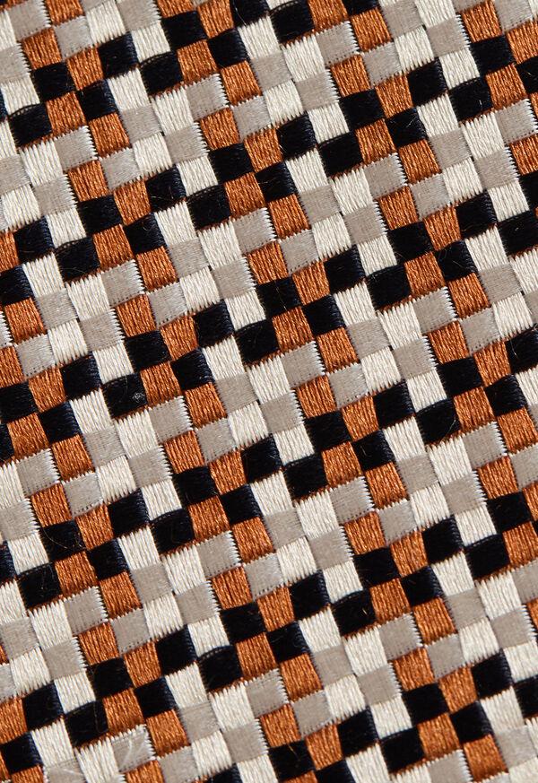 Paul Stuart Woven Silk Houndstooth Tie