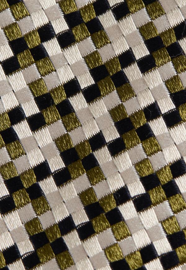 Paul Stuart Woven Silk Houndstooth Tie