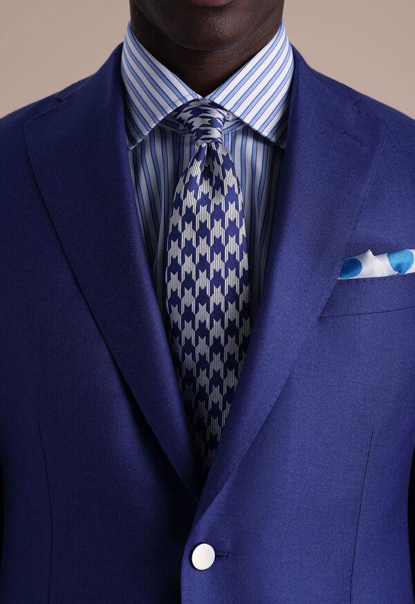 Paul Stuart Woven Silk Houndstooth Tie