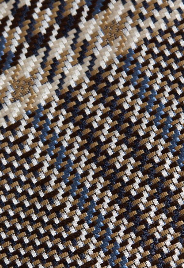 Paul Stuart Woven Silk Large Plaid Tie