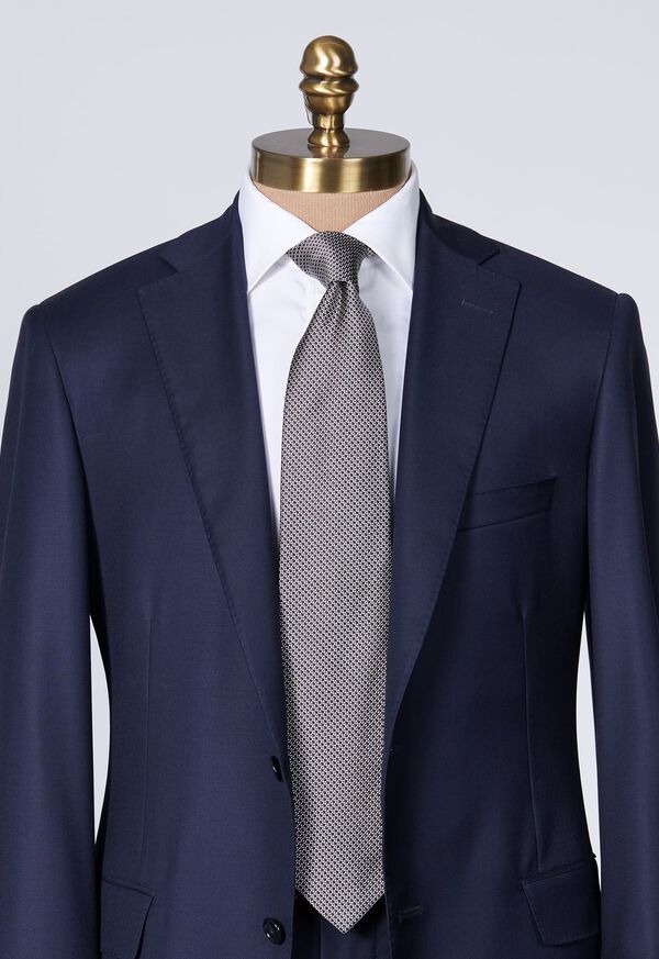 Paul Stuart Woven Silk Micro Deco Tie