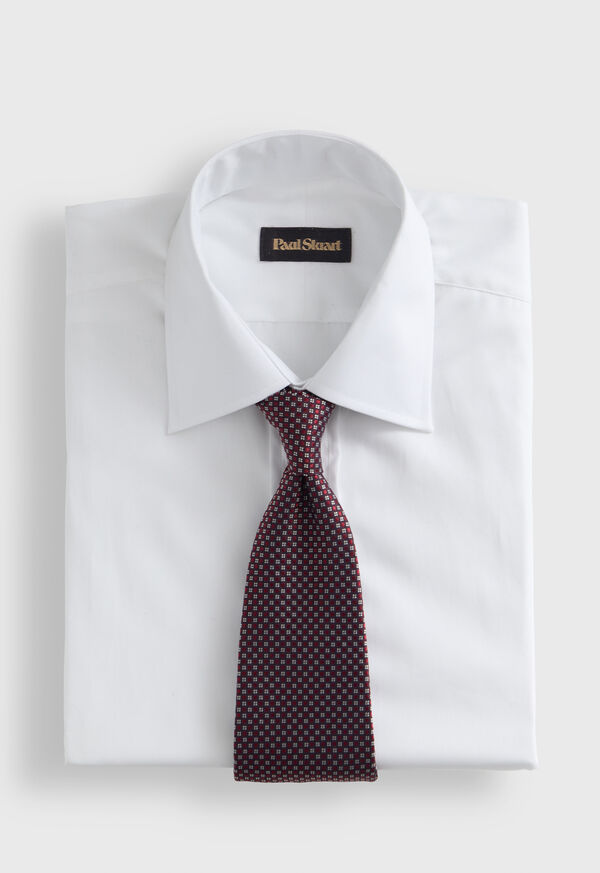 Paul Stuart Woven Silk Micro Jacquard Tie