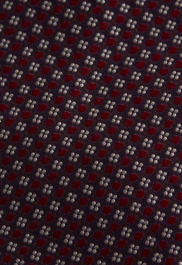 Paul Stuart Woven Silk Micro Jacquard Tie