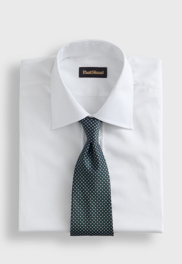 Paul Stuart Woven Silk Micro Jacquard Tie