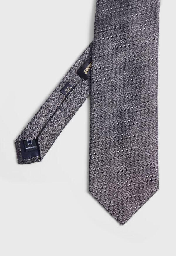 paul stuart Woven Silk Micro Pattern Tie