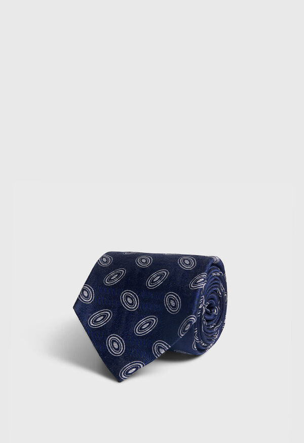paul stuart Woven Silk Oval Deco Tie