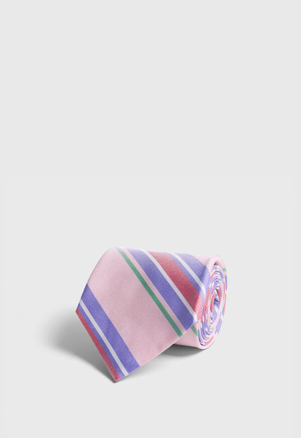 paul stuart Woven Silk Oxford Stripe Tie